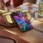 "Infinite Bright Vibes" Infinity Patterns Art Polycarbonate Phone Case