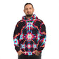 "Neon Infinity Fractal Symphony" -Trippy Infinity Patterns AOP Hoodie