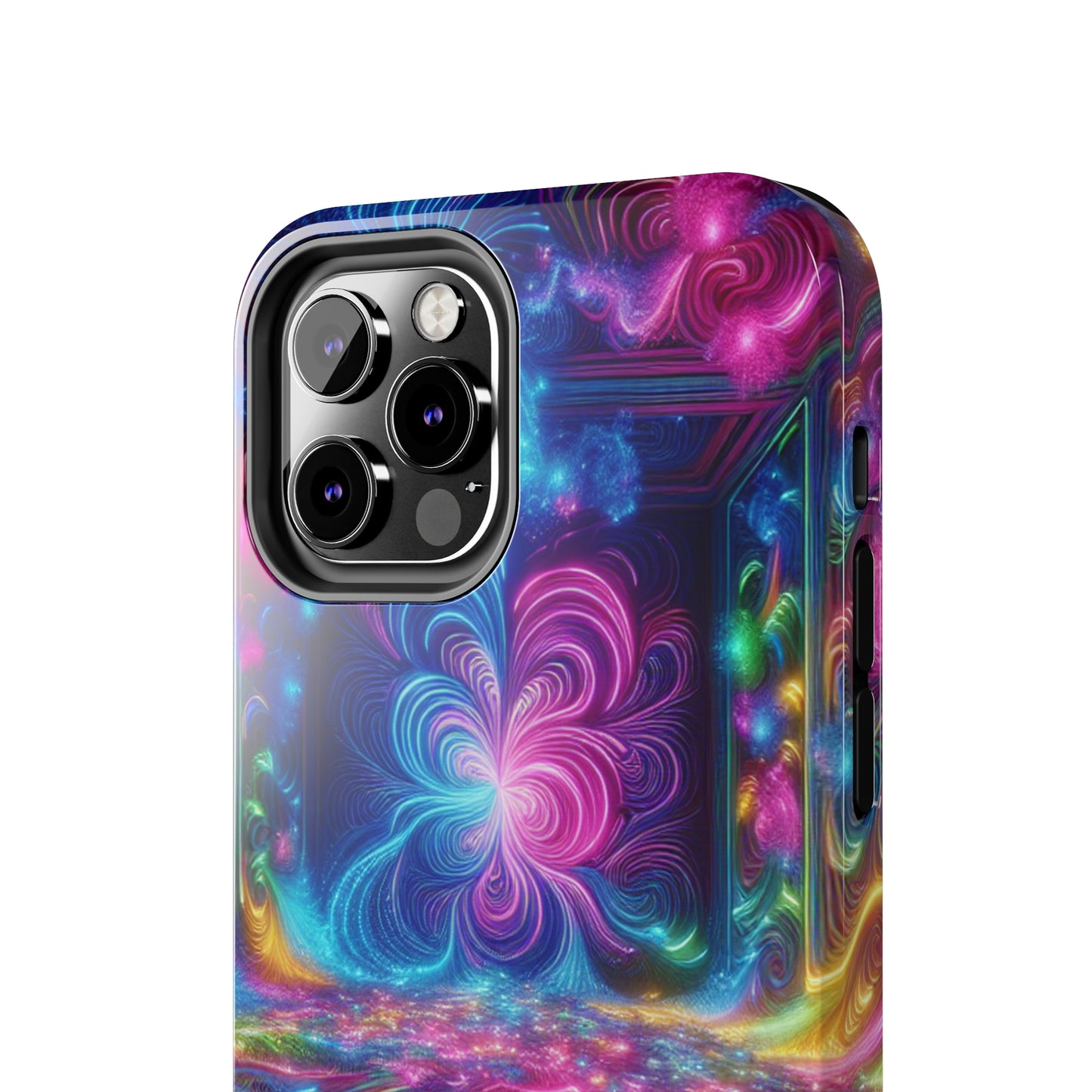 Vortex of Chromatic Wonder Trippy Infinity Patterns Tough Phone Case