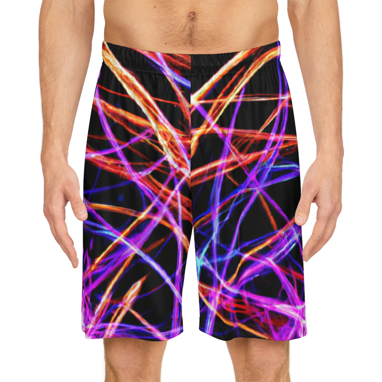 Giovanni da Verona - Trippy Infinity Patterns Rave Shorts