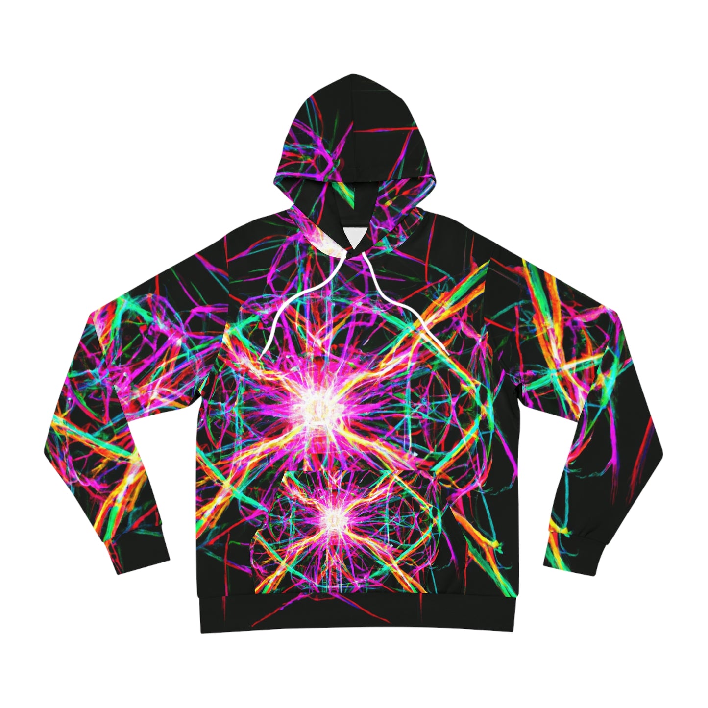 "Eternal Oscillations" -Trippy Infinity Patterns AOP Hoodie