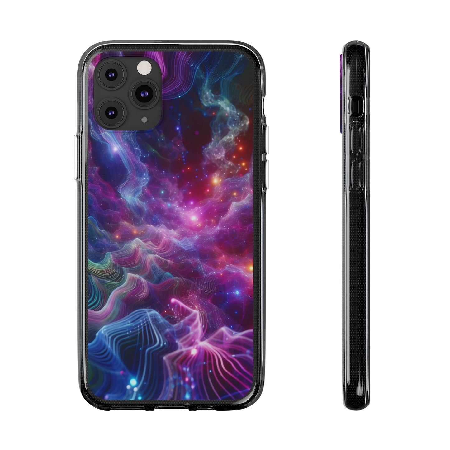 Neon Infinity Swirlz Infinity Patterns Art Polycarbonate Phone Case