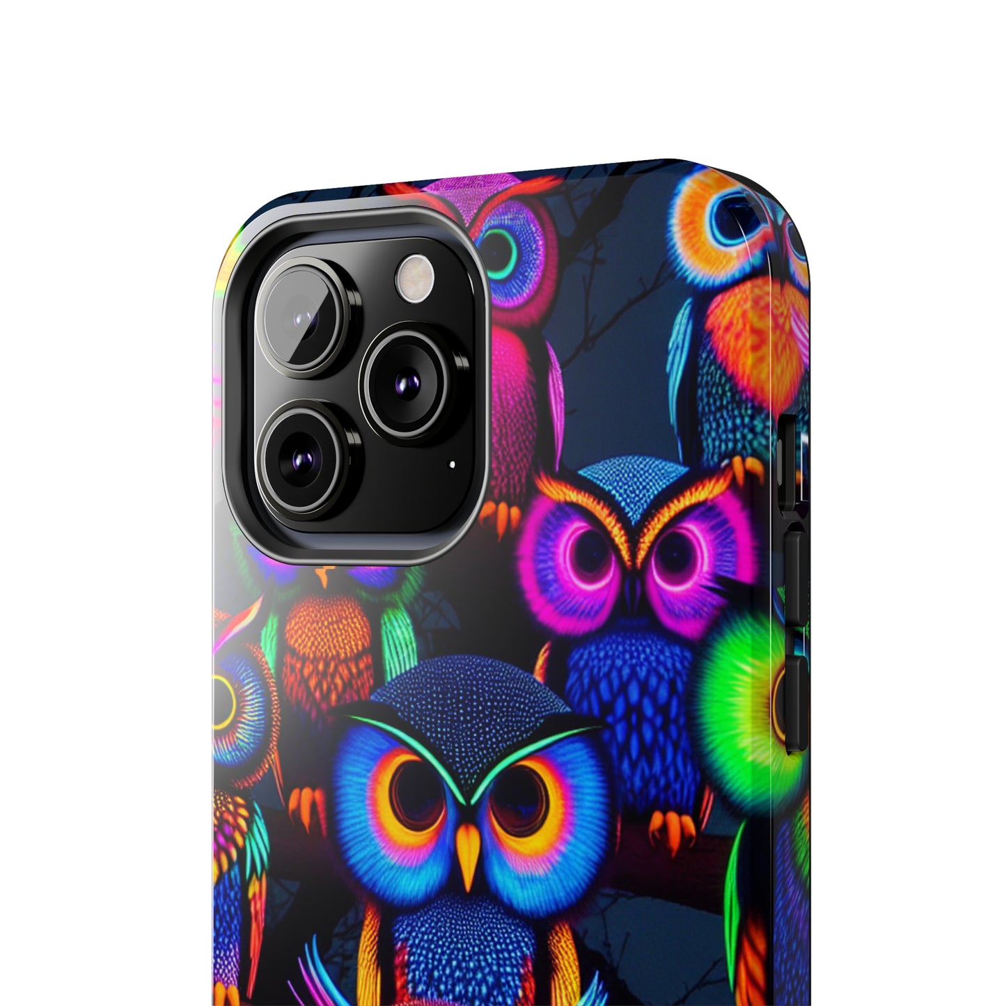 Neon Gloowls. NEON Owls Tough Phone Case
