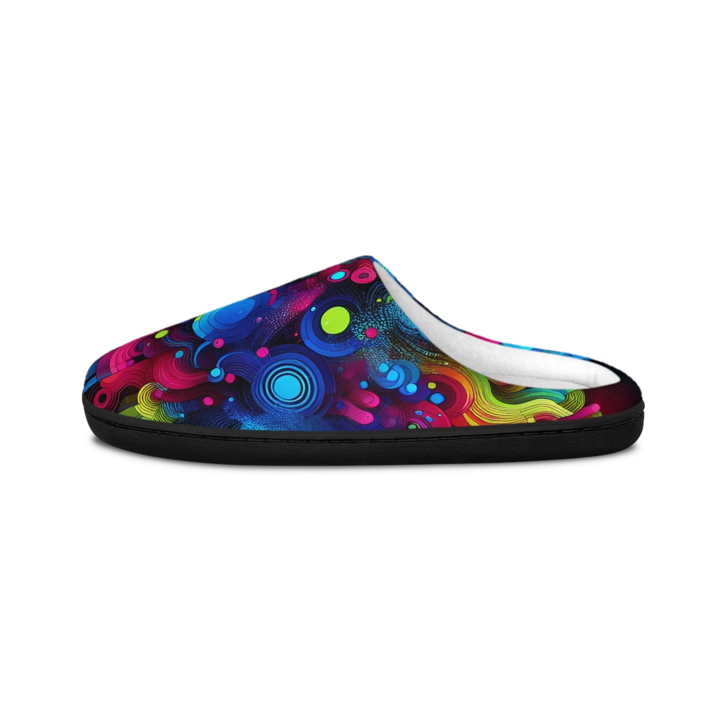Leo da Vinci - Trippy Infity Patterns Men's Indoor Slippers