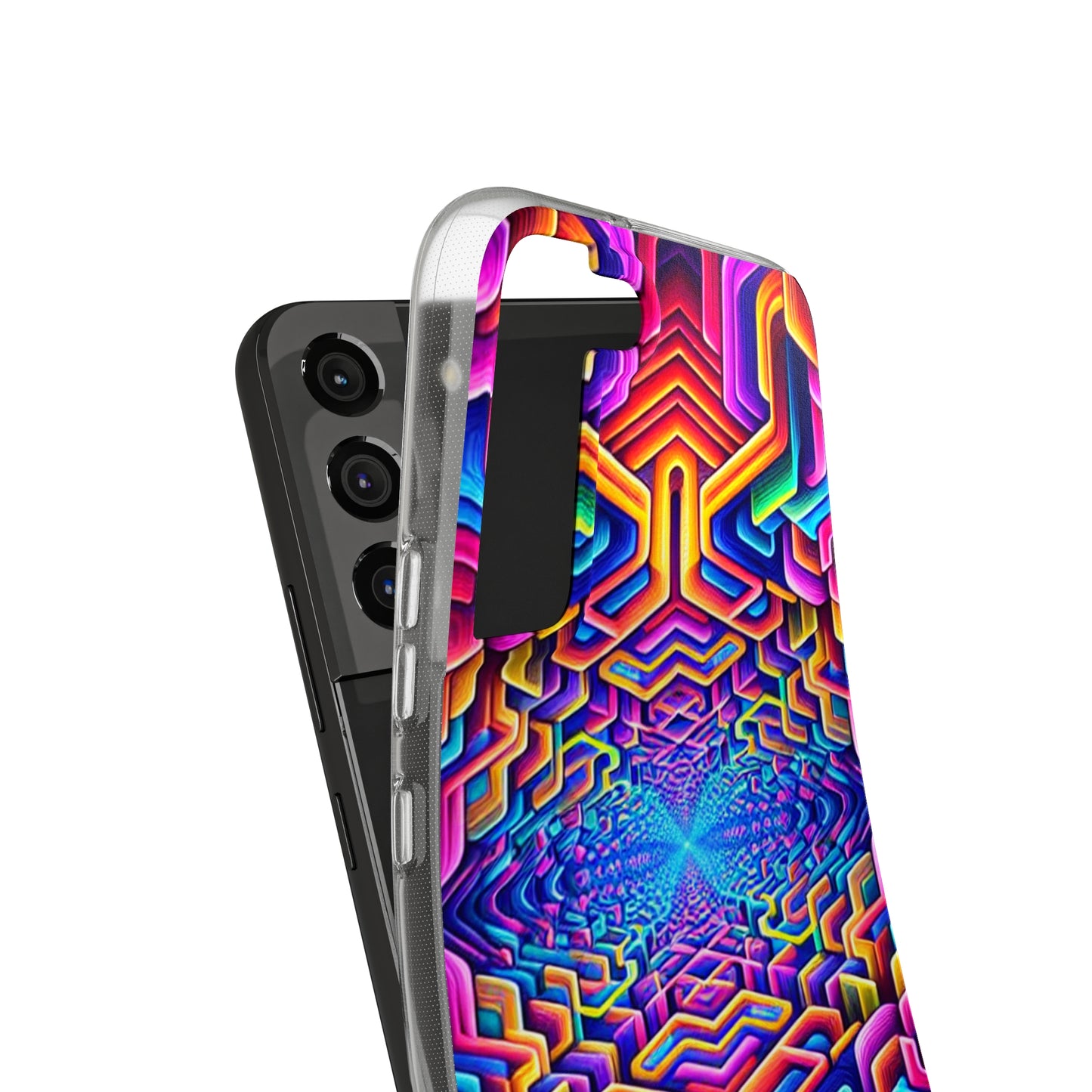 Vibrant Trippin' Infinity Infinity Patterns Art Polycarbonate Phone Case
