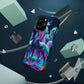 Neon Unicorn Prism. Neon Unicorns Premium Art Magsafe Magnet Tough IPhone 13 14 15 Pro Plus Max and Mini in Matte and Glossy Phone cases