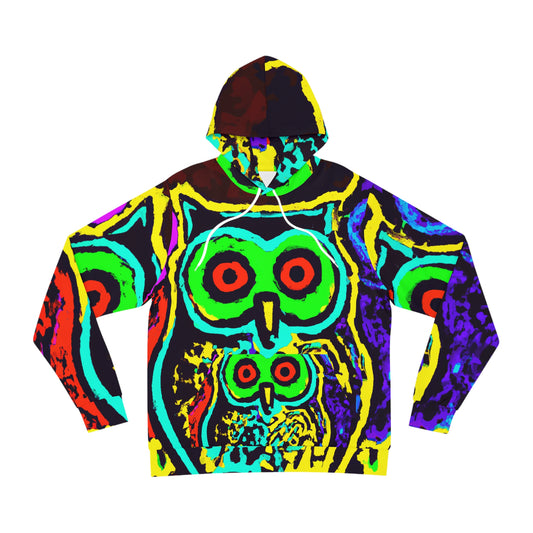 "Neon Owl Assembly" - NEON Owls AOP Hoodie