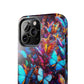 "Illuminated Flight" NEON Butterflies Tough Phone Case