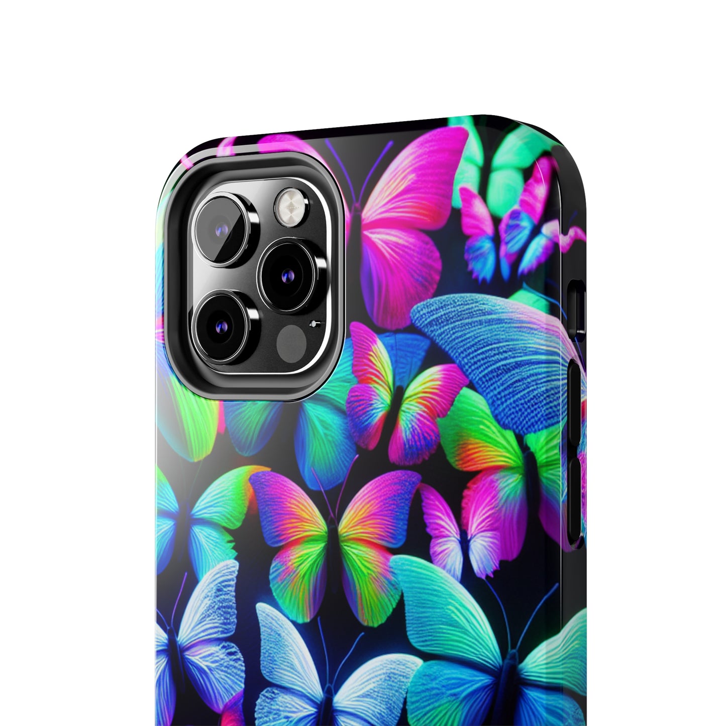 "Neon Splendor" NEON Butterflies Tough Phone Case