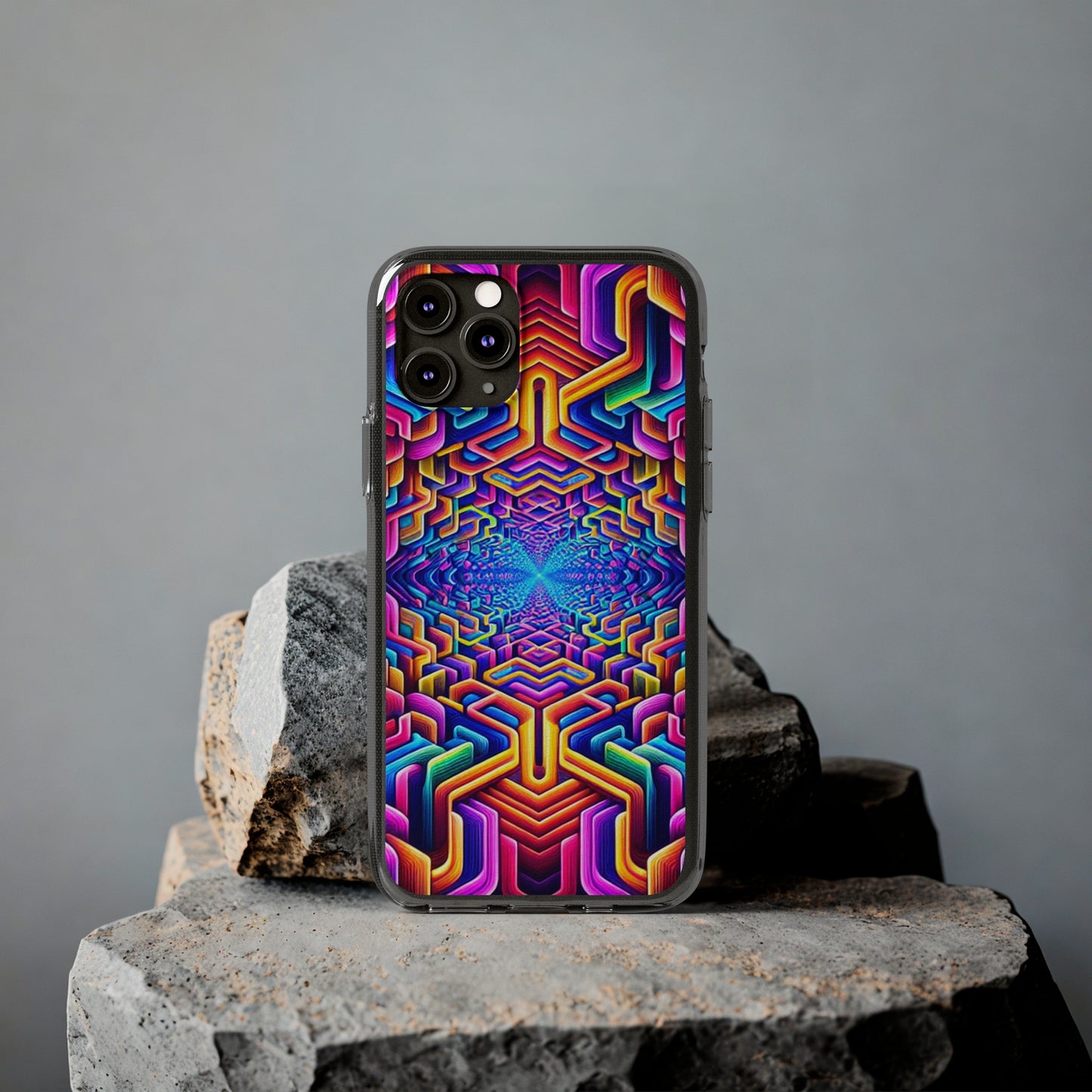 Vibrant Trippin' Infinity Infinity Patterns Art Polycarbonate Phone Case