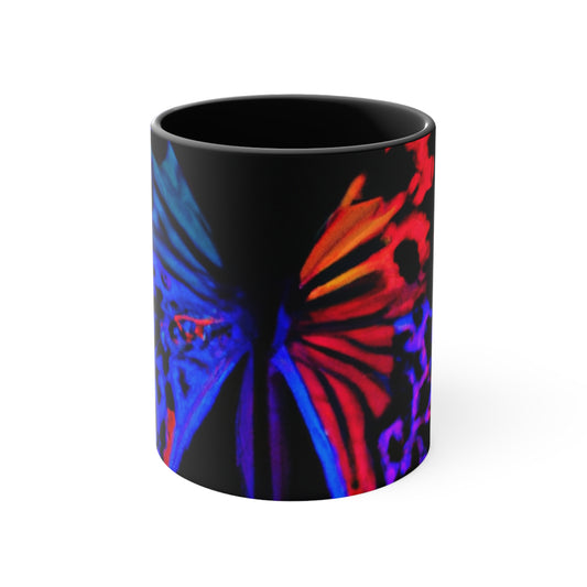 Vivid Glowing Flutterflight Butterflies 11oz Mug