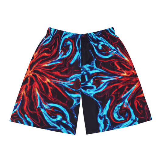 Miya de la Corte - Trippy Infinity Patterns Rave Shorts