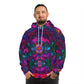 "Interdimensional Fluorescence" -Trippy Infinity Patterns AOP Hoodie