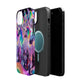 Neon Wonderland Unicorns Neon Unicorns Premium Art Magsafe Magnet Tough IPhone 13 14 15 Pro Plus Max and Mini in Matte and Glossy Phone cases