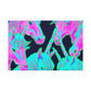 Neon Rainbow Herd NEON Unicorns Art Canvas