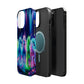 Neon Unicorn Pods. Neon Unicorns Premium Art Magsafe Magnet Tough IPhone 13 14 15 Pro Plus Max and Mini in Matte and Glossy Phone cases