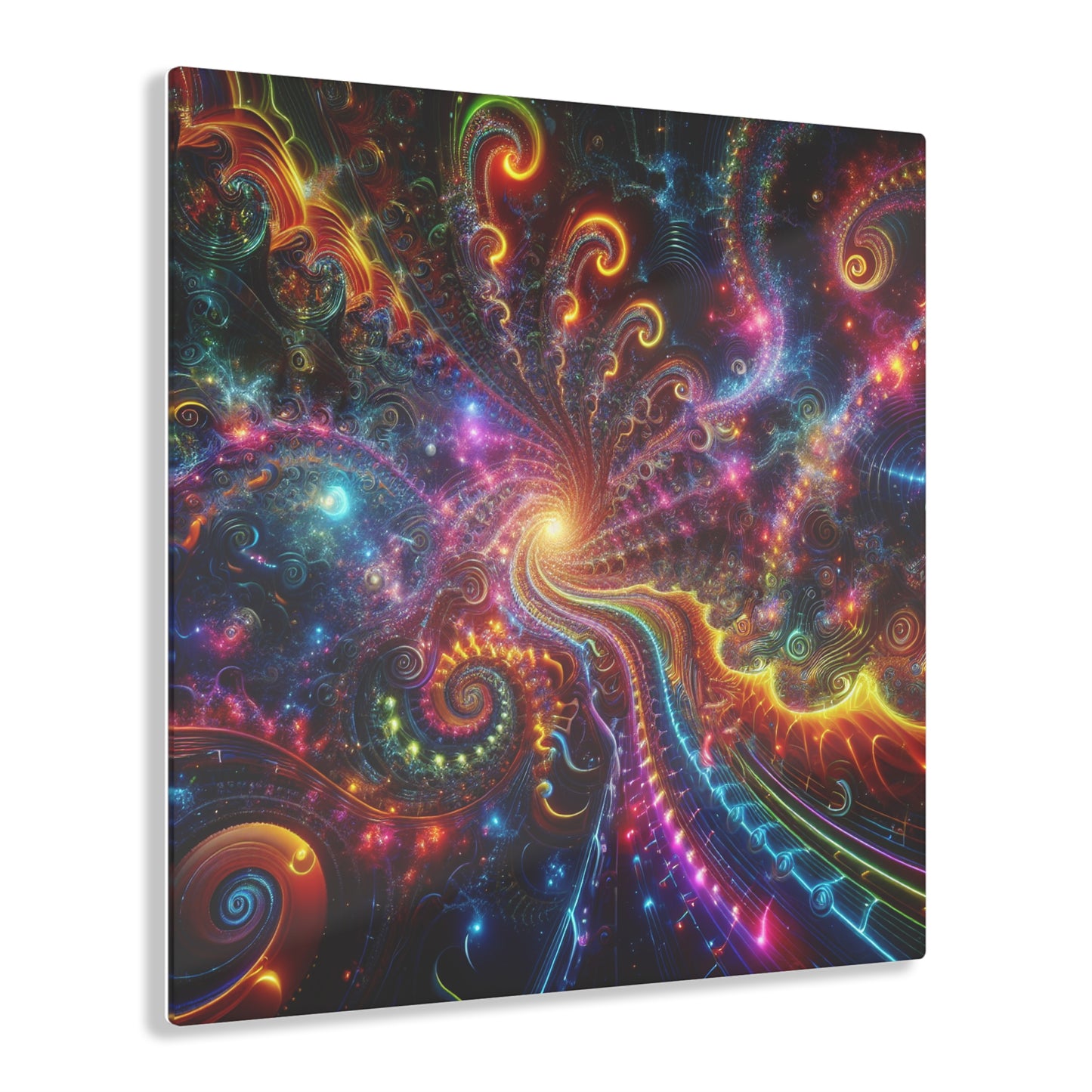 Interstellar Illuminexion Trippy infinity Pattern 1/4" Glossy Acrylic Art