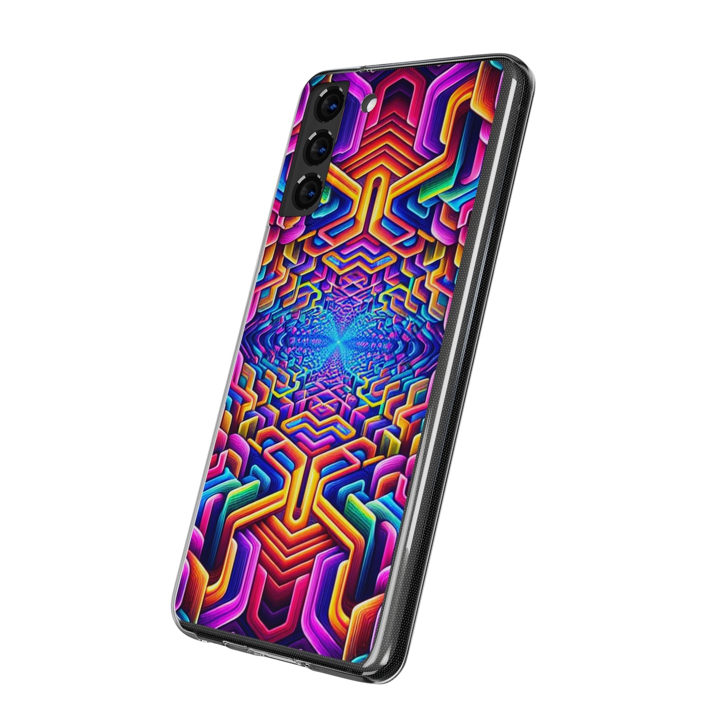 Vibrant Trippin' Infinity Infinity Patterns Art Polycarbonate Phone Case