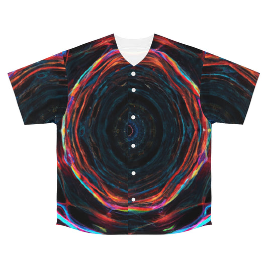 Neon Infinity Luminescence. Trippy Infinity Patterns Mens Jersey