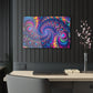 "Psychedelic Spacetime Dance" Trippy infity Pattern 1/4" Glossy Acrylic Art