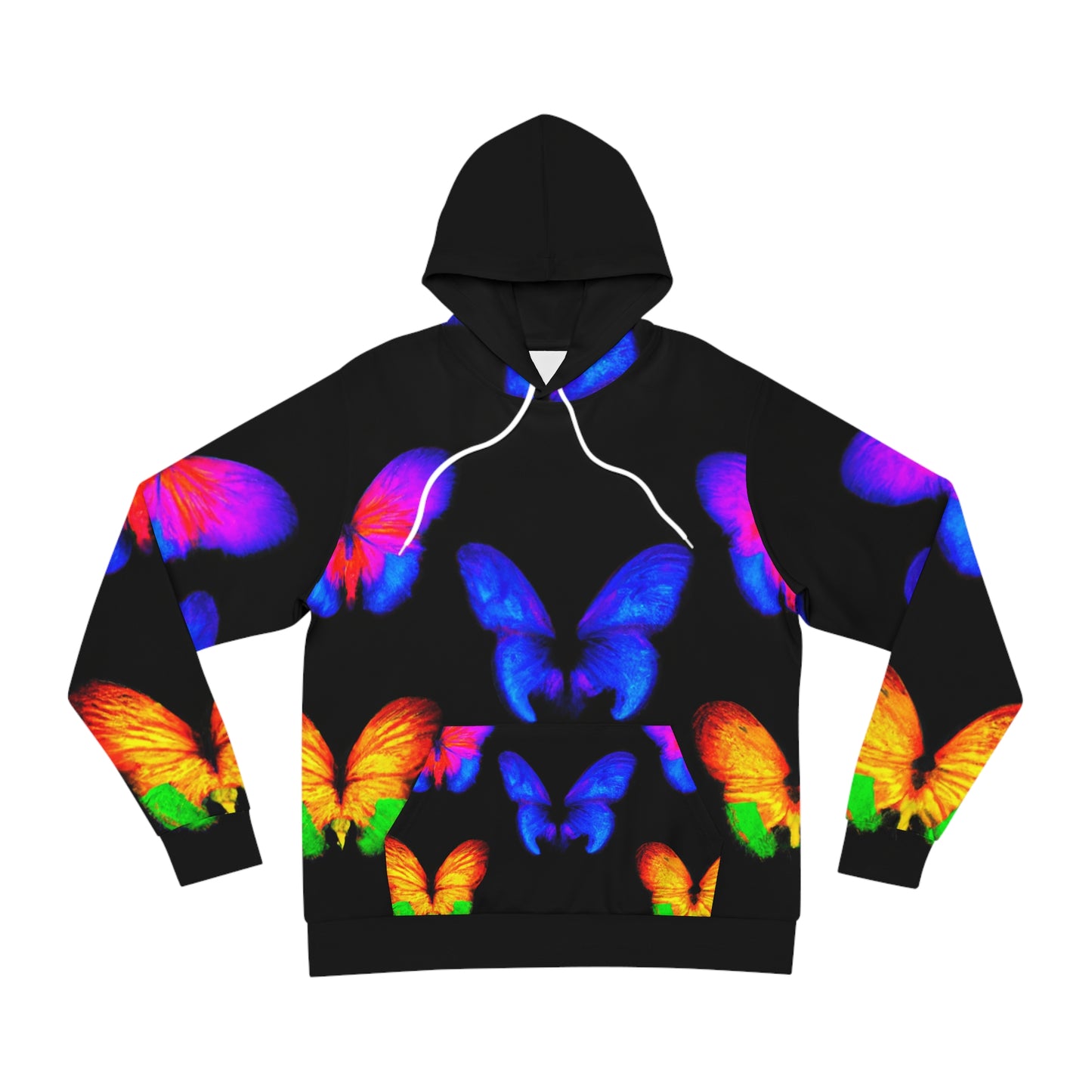 "Aurora Flutter" - Butterflies AOP Hoodie