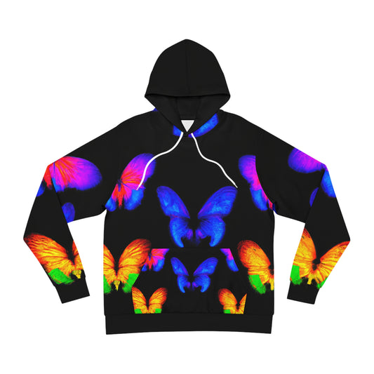 "Aurora Flutter" - Butterflies AOP Hoodie