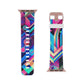 "Neon Glitchscape" - Trippy Infinity Patterns Iwatch Band