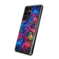Vibrant Trippy Neon Infinity Ripples. Infinity Patterns Art Polycarbonate Phone Case Samsung Galaxy s21 s22 Google Pixel 6 Iphone 11 12 13 14 Pro Max Mini Plus