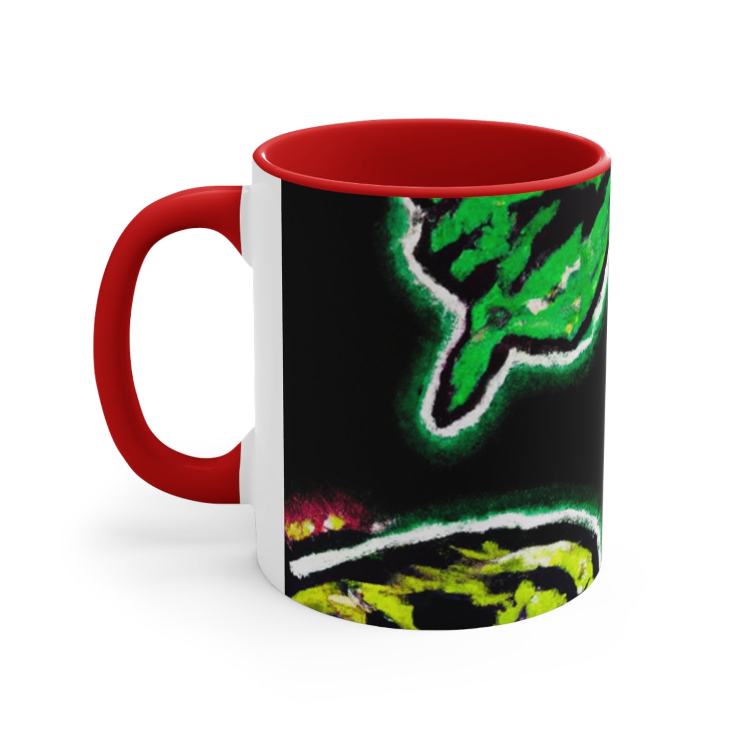 "Neon Splendor Symphony" Butterflies 11oz Mug
