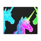 Neon Unicorn Blizzard NEON Unicorns Art Canvas