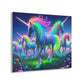 Neon Unicorn Spectacle NEON Unocrons Art 1/4" Glossy Acrylic Art