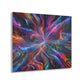 Cosmic Chromatic Splendor. Trippy infinity Pattern 1/4" Glossy Acrylic Art