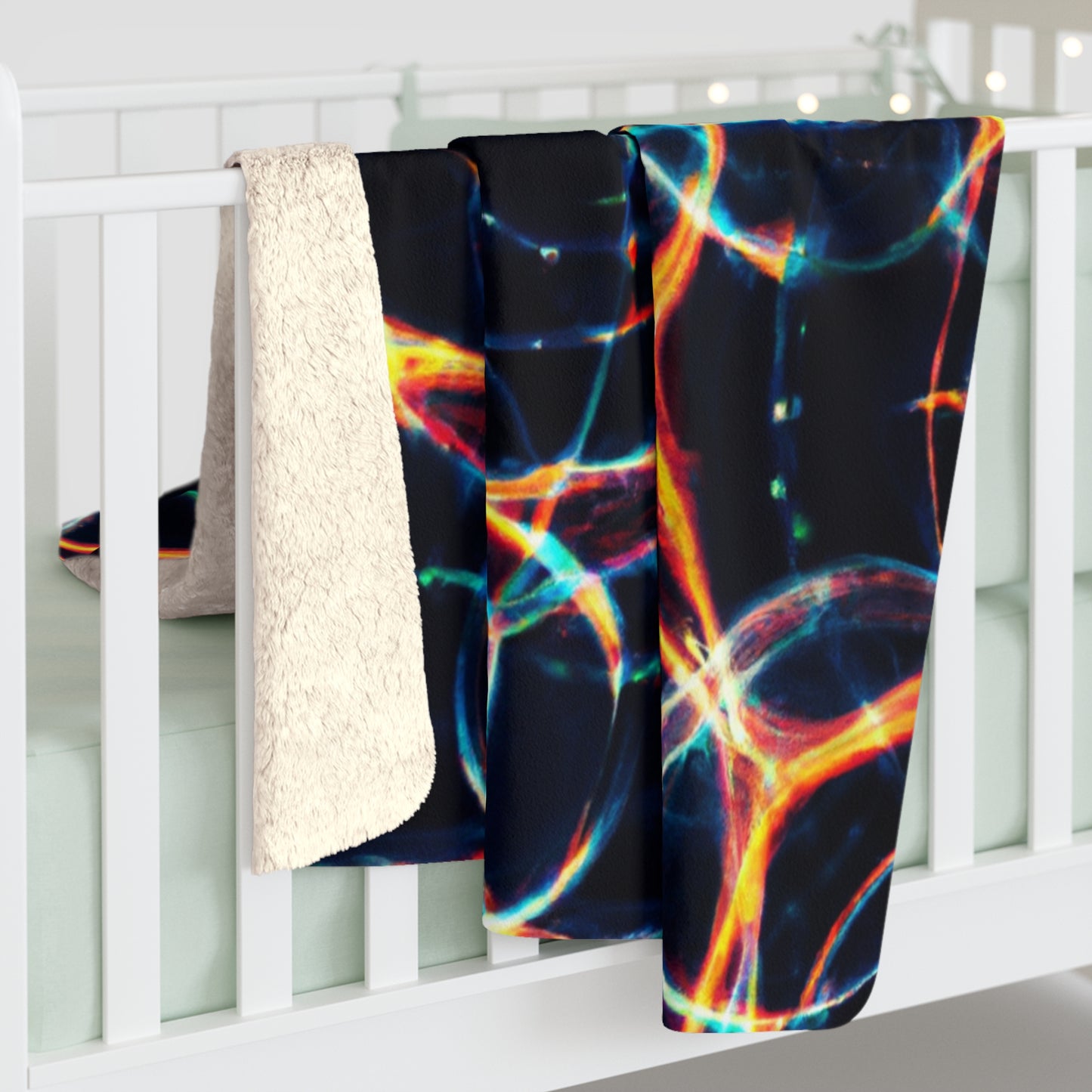 Giulio da Firenze - Trippy Infinity Patterns Sherpa Blanket