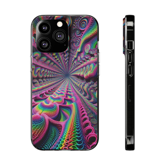 VibrancyInfiniteNeonacopia Infinity Patterns Art Polycarbonate Phone Case