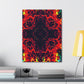 Phantasmal Neon Infinity Groove. Trippy Infinity Patterns Art Canvas