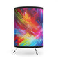 Otto the Masterful - Trippy Infity Patterns Art Tripod Lamp
