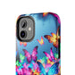 "Neon Butterflies Awakening" NEON Butterflies Tough Phone Case