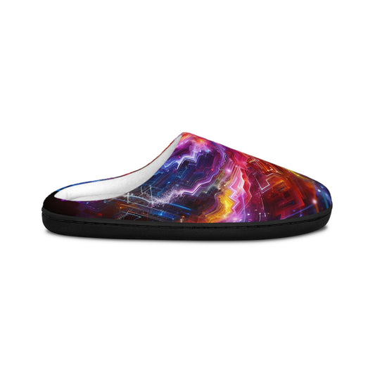 Benedetto Raffaello - Trippy Infity Patterns Men's Indoor Slippers