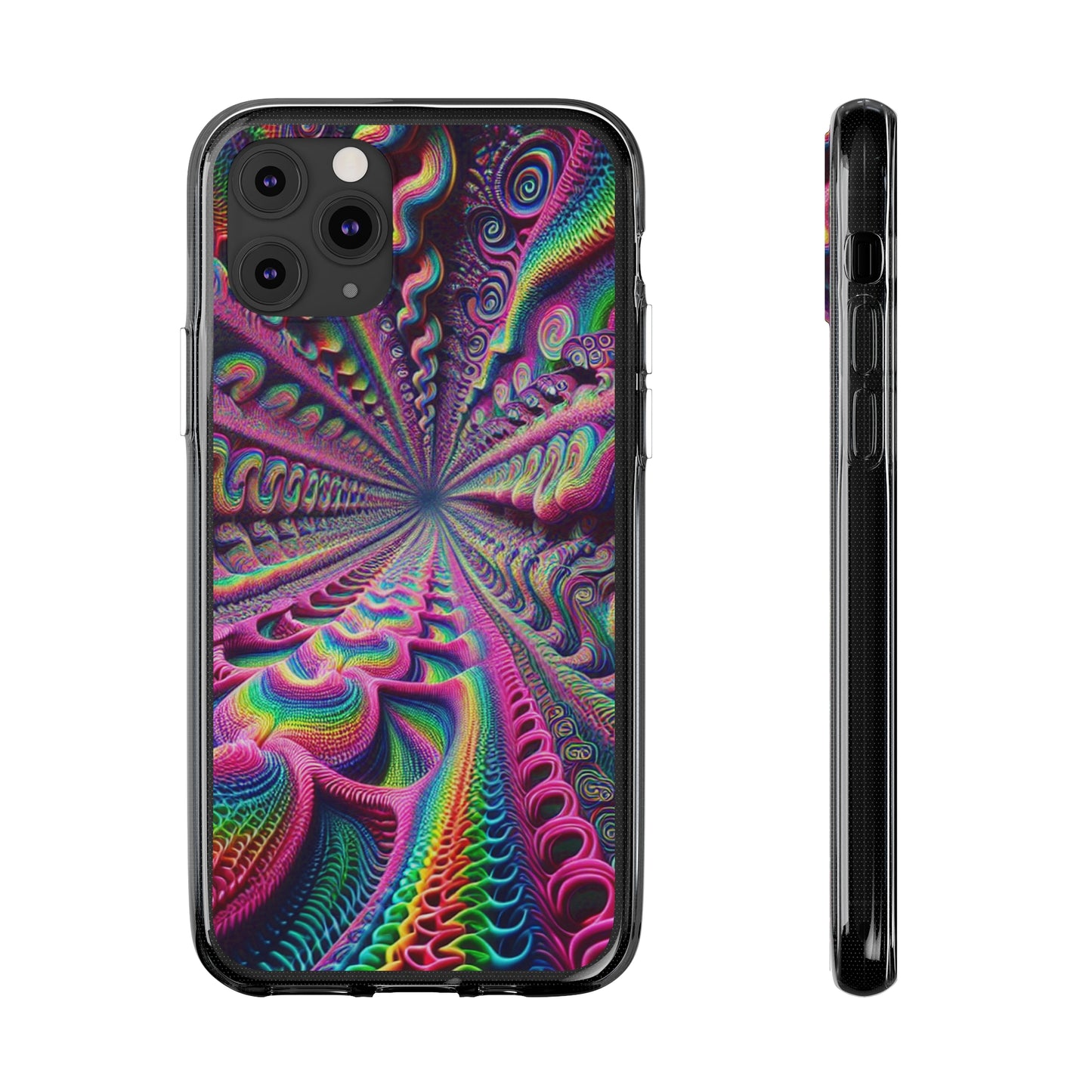 VibrancyInfiniteNeonacopia Infinity Patterns Art Polycarbonate Phone Case