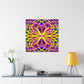 Neon Infinity Surrealism Trippy Infinity Patterns Art Canvas