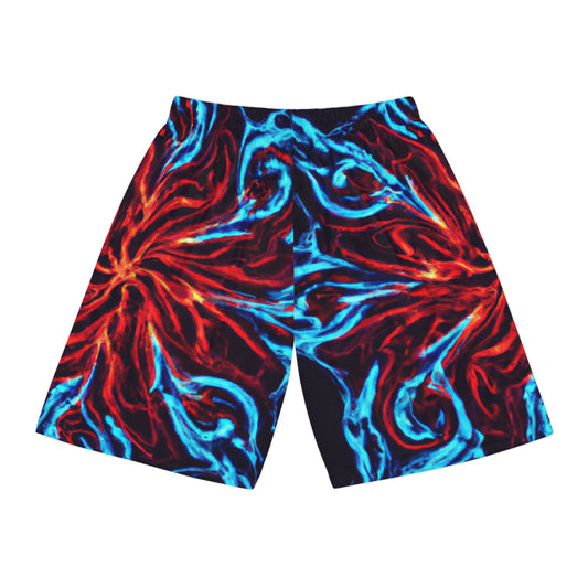 Miya de la Corte - Trippy Infinity Patterns Rave Shorts
