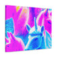 Neon Unicorn Dreamscape NEON Unicorns Art Canvas