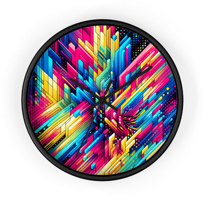Zenobius De Vrye - Trippy Infinity Patterns Wall Clock