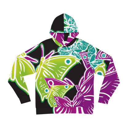 "Butterfly Glo'wig" - Butterflies AOP Hoodie
