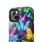 Neon Butterfly Dreamscape. NEON Butterflies Tough Phone Case