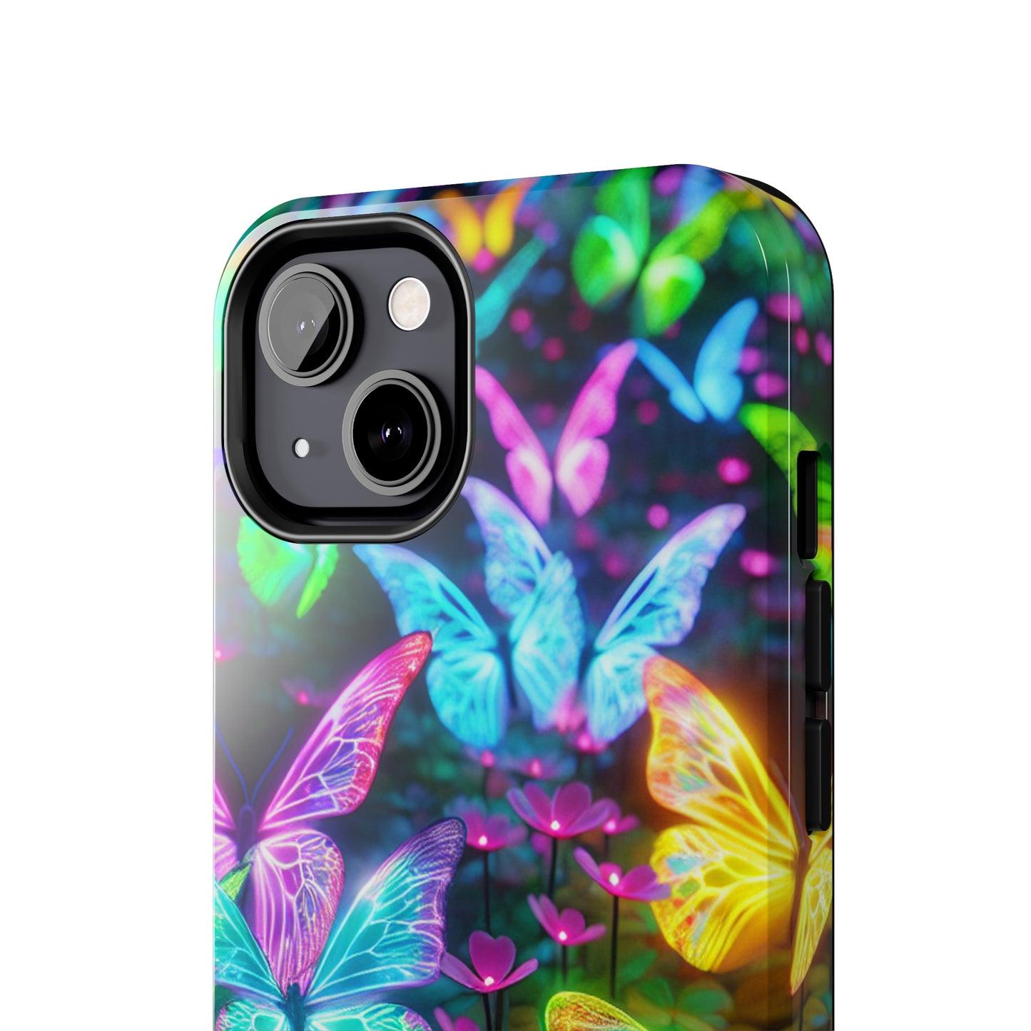Neon Butterfly Dreamscape. NEON Butterflies Tough Phone Case