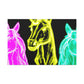 "Neon Unicorn Glow" NEON Unicorns Art Canvas