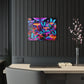 "Neon Fantasia" Butterflies & Mushrooms 1/4" Glossy Acrylic Art