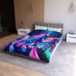 Gideon d'Lonac - NEON Unicorns Microfiber Duvet Cover