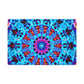 Vividly-Vortexed Neon Infinity Illumination. Trippy Infinity Patterns Art Canvas